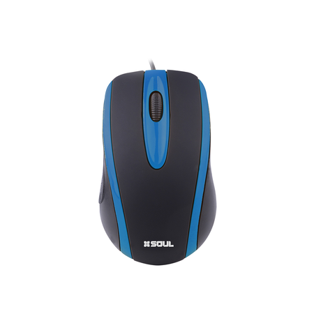 Mouse USB Soul Office M100 Azul