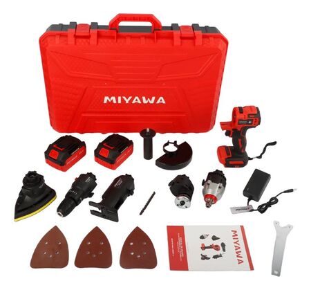 Kit Multiherramientas 5 En 1 Inalámbrico 20 V Con Maletín