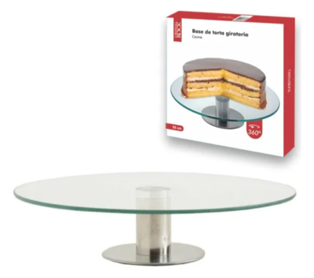 Base de torta giratoria