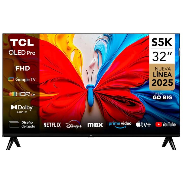 Smart Tv Qled Tcl 32P Fhd 32S5K-F Go - Vista 1
