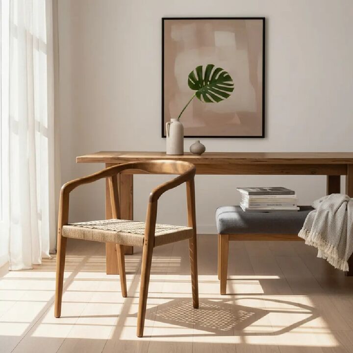 Sillón Bali Kraft Laqueado en Madera Teka Natural - Vista 6