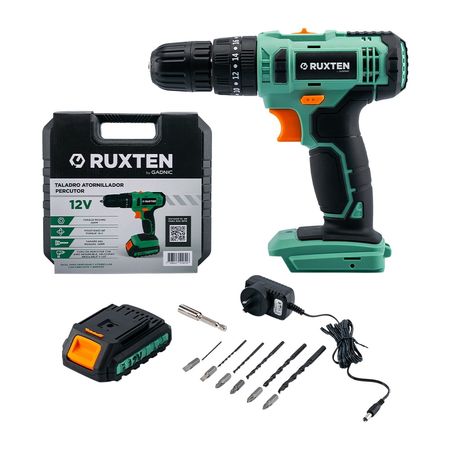 Taladro Percutor Atornillador 12v Gadnic Potencia y Precisión