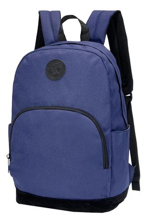 Mochila Kossok Emiro - Escolar - Urbana - Reforzada Azul negro Liso