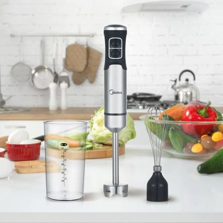 Minipimer Varilla Metal Midea 850 Wts Hb-1100x2ar1 Negra