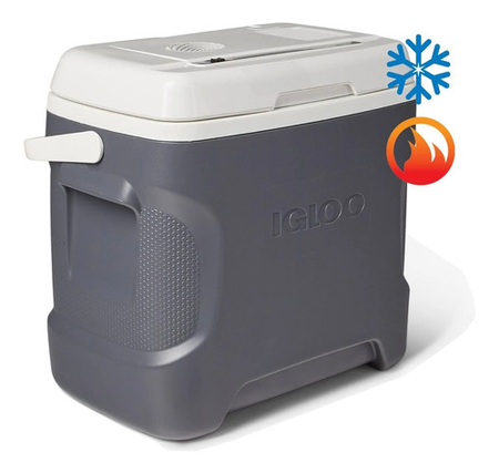 Conservadora Heladera Electrica 12v Igloo Versatemp F/c 26lt Gris