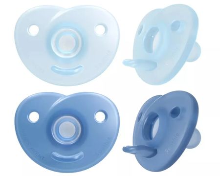 Set X 2 Chupetes Soothie 0-6M Azul Avent ( SCF099/21)