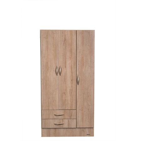 Placard 0.92 Mts 3 Puertas 2 Cajones Platinum Savanna