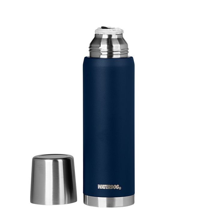 Termo Acero Inox 1 Lt Azul Indigo Waterdog Obus ( Obus1000in) - Vista 1
