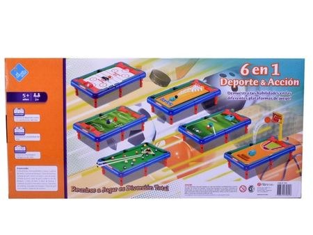 Juego 6 En 1 Deporte Y Accion  (7244)