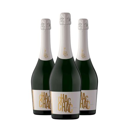 Espumante Las Perdices Chac Chac Brut Nature Caja x 3
