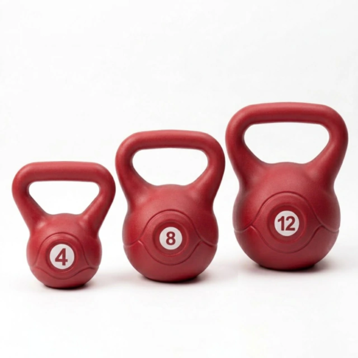 Combo 3 Pesas Rusas – 4 kg + 8 kg + 12 kg - Vista 3
