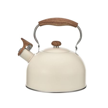 Pava Silbadora 2.5 Lts Beige Hamilton Beach Acero Inoxidable PAC101HBP