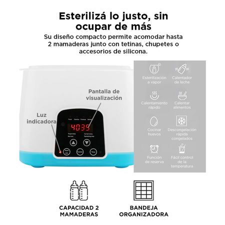 Esterilizador de Biberones Gadnic Con Calentador Rápido