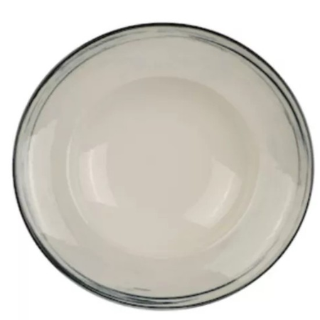 Set 6 Plato Hondo 27 Cm Porcelana Kutahya Frame