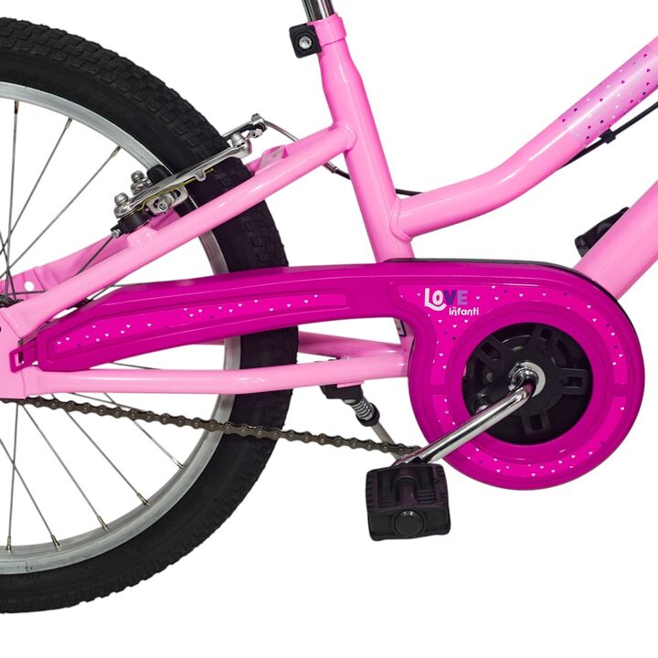 Bicicleta Infanti R20 Rosa Claro - Vista 9