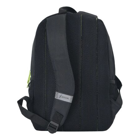 Mochila Kossok Lepi - Escolar - Mediana - Reforzada Negro Lima Liso