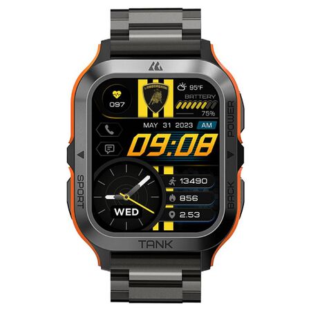 SMARTWATCH LAMBORGHINI AVENTADOR Q4 - METALICA, BT 5.0, ANDROID. 128MB, 1.85'' (LLAMBO0009)