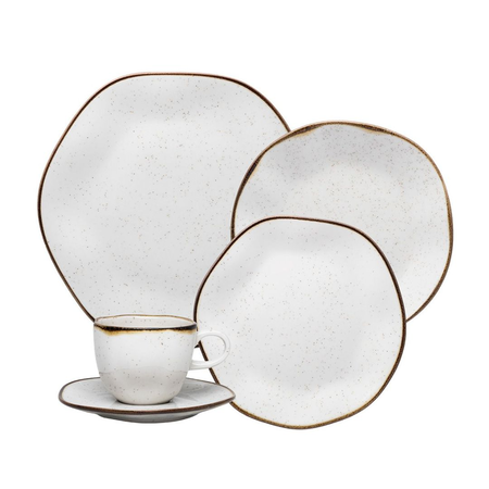 Juego De Vajilla Ryo Maresia Porcelana Oxford 30 Piezas Única Ryo Maresia