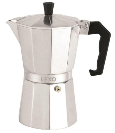 CAFETERA ALUMINIO 6 TAZAS (1300)