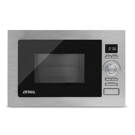 Microondas Empotrable Atma 25l Ac Inox 900w C/grill Matbds25api