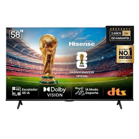 Smart Tv Hisense 58 Pulgadas LED 4K UHD 9158A64N