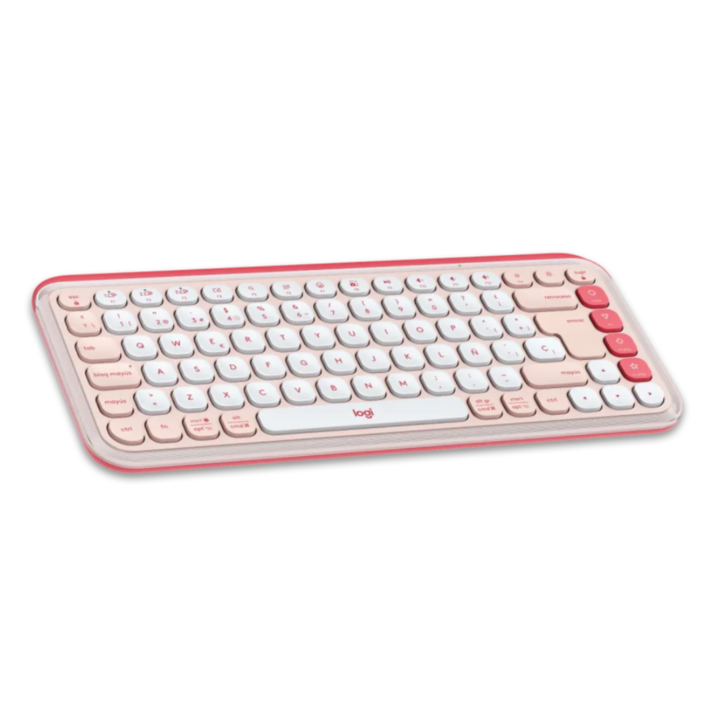 TECLADO + MOUSE LOGITECH SLIM MK470 WIRELESS (C:ROSA) - Vista 3