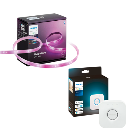 Philips Hue Tira Led Base Plus V4 De 2 Metro Smart + Bridge