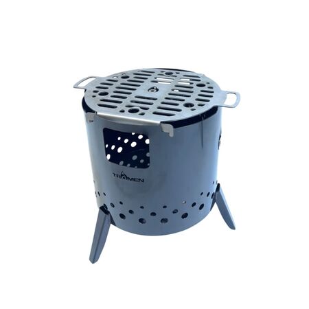 Fogonero Tromen 400 Xp Con Emparrillado Desmontable Jardin