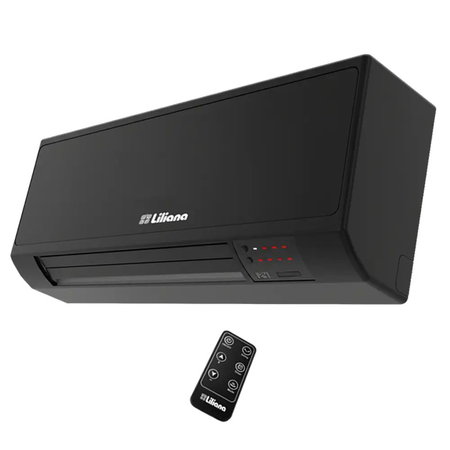 Caloventor Split Liliana 2000w Display Control Remoto Negro CW90XMD