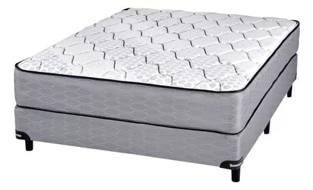 COLCHÓN Y SOMMIER SUAVESTAR BOREAL BAMBOO 140x190 RESORTE 2 PLAZAS