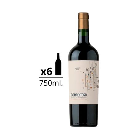 Vino Tinto Correntoso Single Vineyard Merlot Caja x 6
