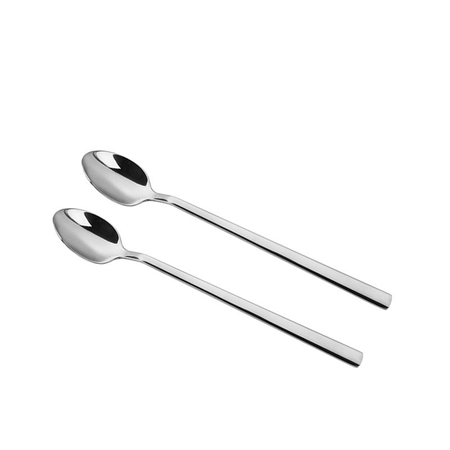 Cuchara Refresco Larhaus Viena Acero Inox X 12 Unidades Plateado