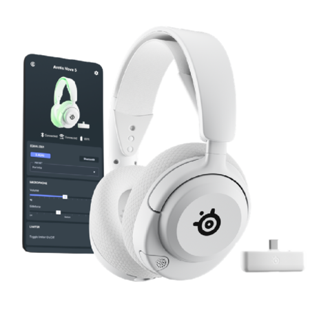 Auriculares Inalámbricos SteelSeries Arctis Nova 5X - Blanco