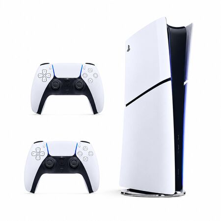 Sony PlayStation 5 Digital Edition 825GB Slim + 2 Joysticks DualSense Originales