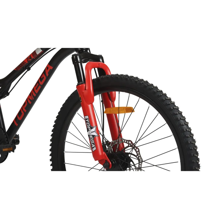 Bicicleta Mtb R24 Slider 7 Velocidades Aluminio Negro/rojo - Vista 3