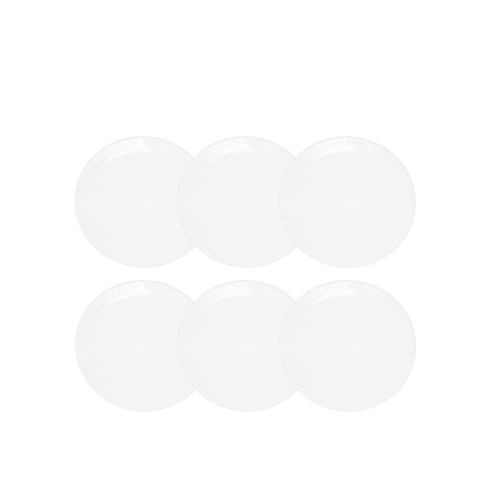 Unni White - Set X6 Platos Postre 19 Cm Oxford