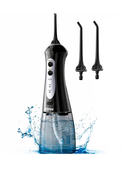 Irrigador Bucal Portatil Nicefeel Inalámbrico 300ml 2 Boquillas Intercambiables 5 Modos - Vista 1