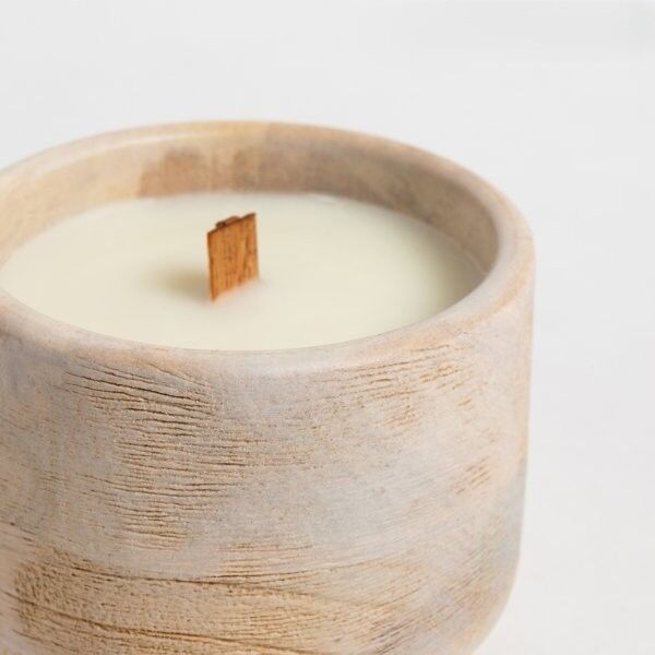 VELÓN INDIA MADERA MANGO NATURAL 250g 10X7,5CM - Vista 2