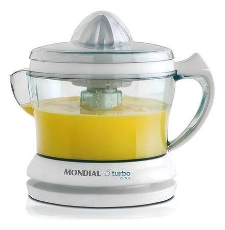 Exprimidor Eléctrico Mondial Turbo Citrus E-01 25w Blanco