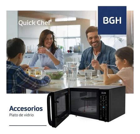Microondas Digital Bgh B120dn20i 20lt Negro