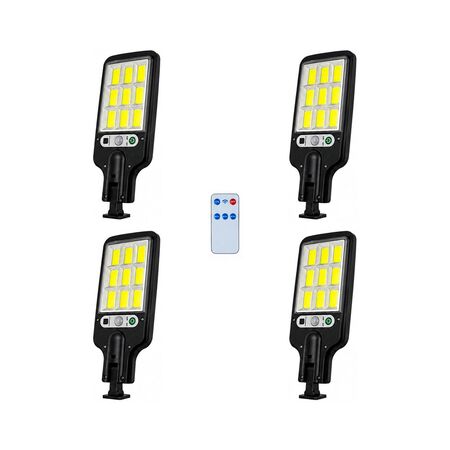 Pack X4 Reflector Solar Exterior Gadnic Con Sensor Y Control