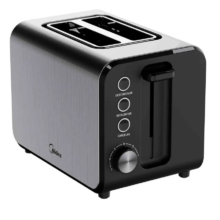 Tostadora Electrica Midea 950W Inox BT-MM2XAR1 - Vista 1