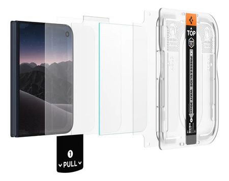 Vidrio Spigen Glas.tr Ez Fit Pro Hd iPhone Duo- Transparente