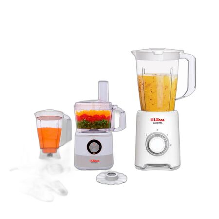 Combo Procesadora Liliana AM740 750W + Licuadora Liliana Blendmax 600W