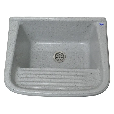 Pileta Lav PS702 50x40x28cm Amurar Gr/Cl MS MARMOL SINTETICO