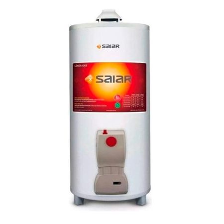 Termotaque a Gas Saiar 80 Lts Conexion Superior