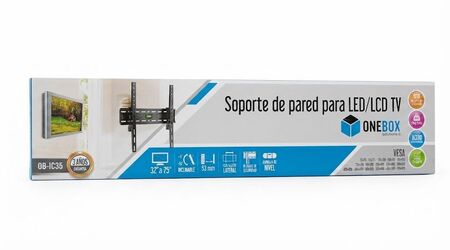 Soporte Led Basculante Con Inclinacion 32p A 75p Ob-Ic35 One Box