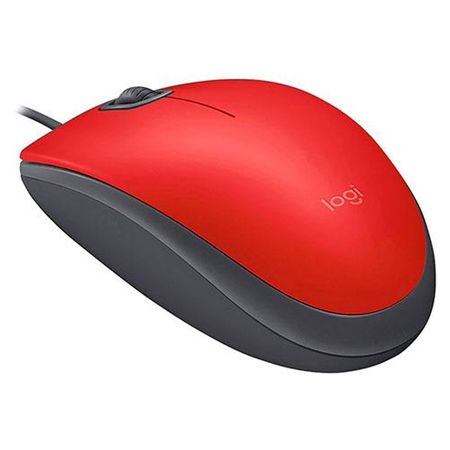Mouse Logitech M110S USB Rojo