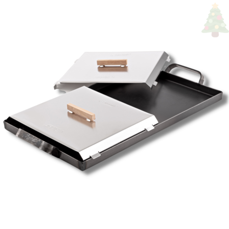 Plancheta de 2 Hornallas Con Tapa - La Planchetta 