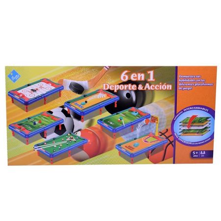 Juego 6 En 1 Deporte Y Accion  (7244)